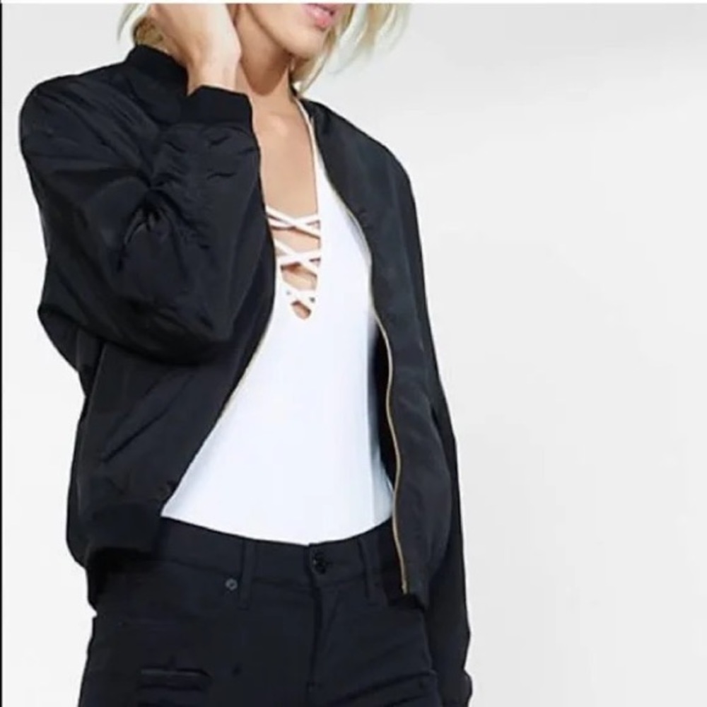 Express Women’s Bomber Jacket - Black